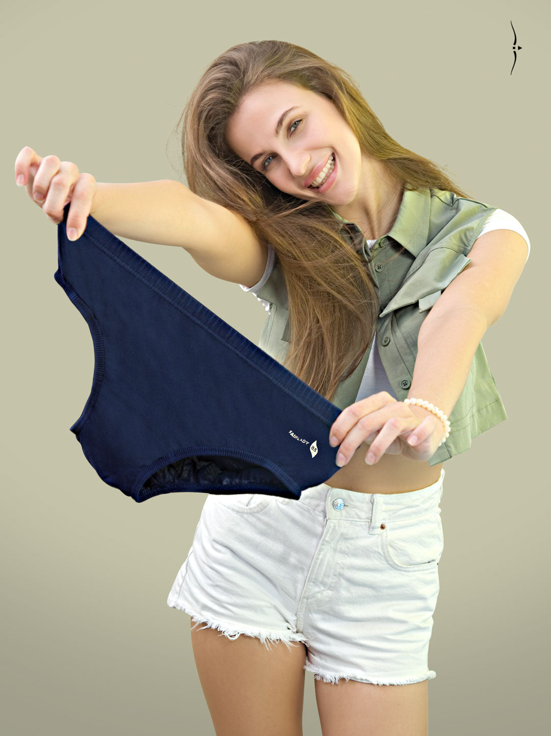 Essa Fairlady Pista Ladies Underwear/Panties (Plain Light Color Pure Cotton)  - Assorted Color PACK OF 5 PC. (size chart available)