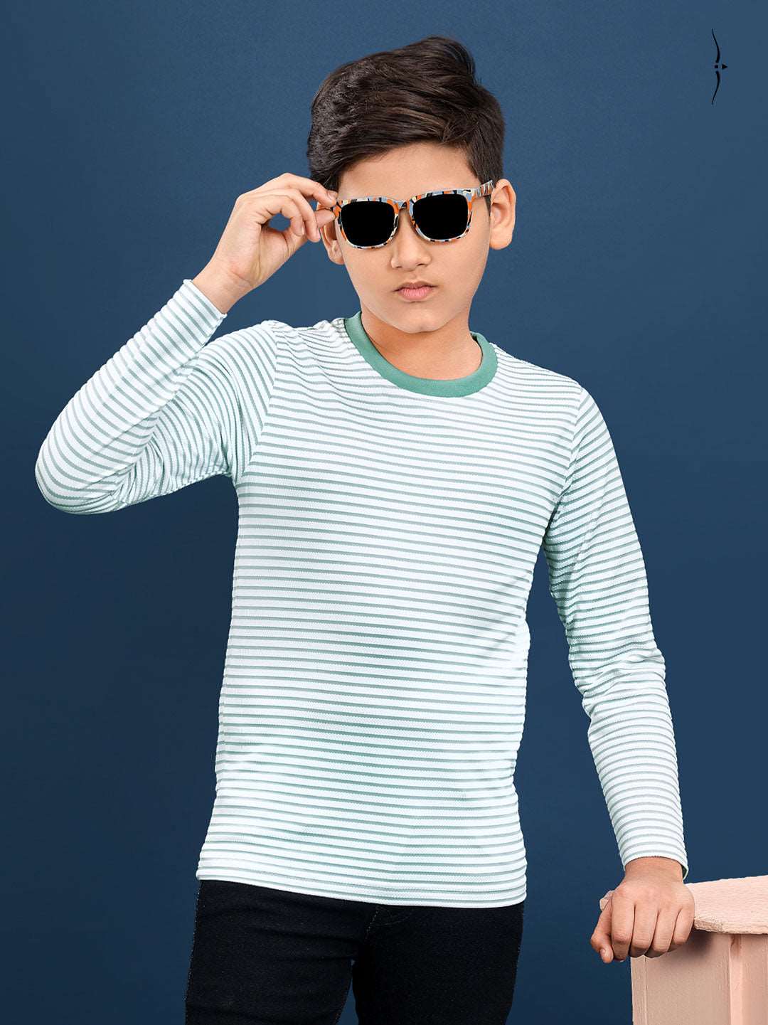 FS-375 Striped Full Sleeve T-Shirts