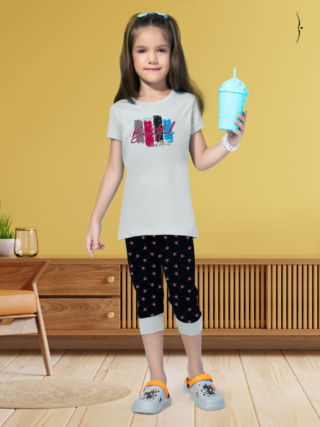 Salma Nyle 3/4 Set Light Grey ESSA GARMENTS