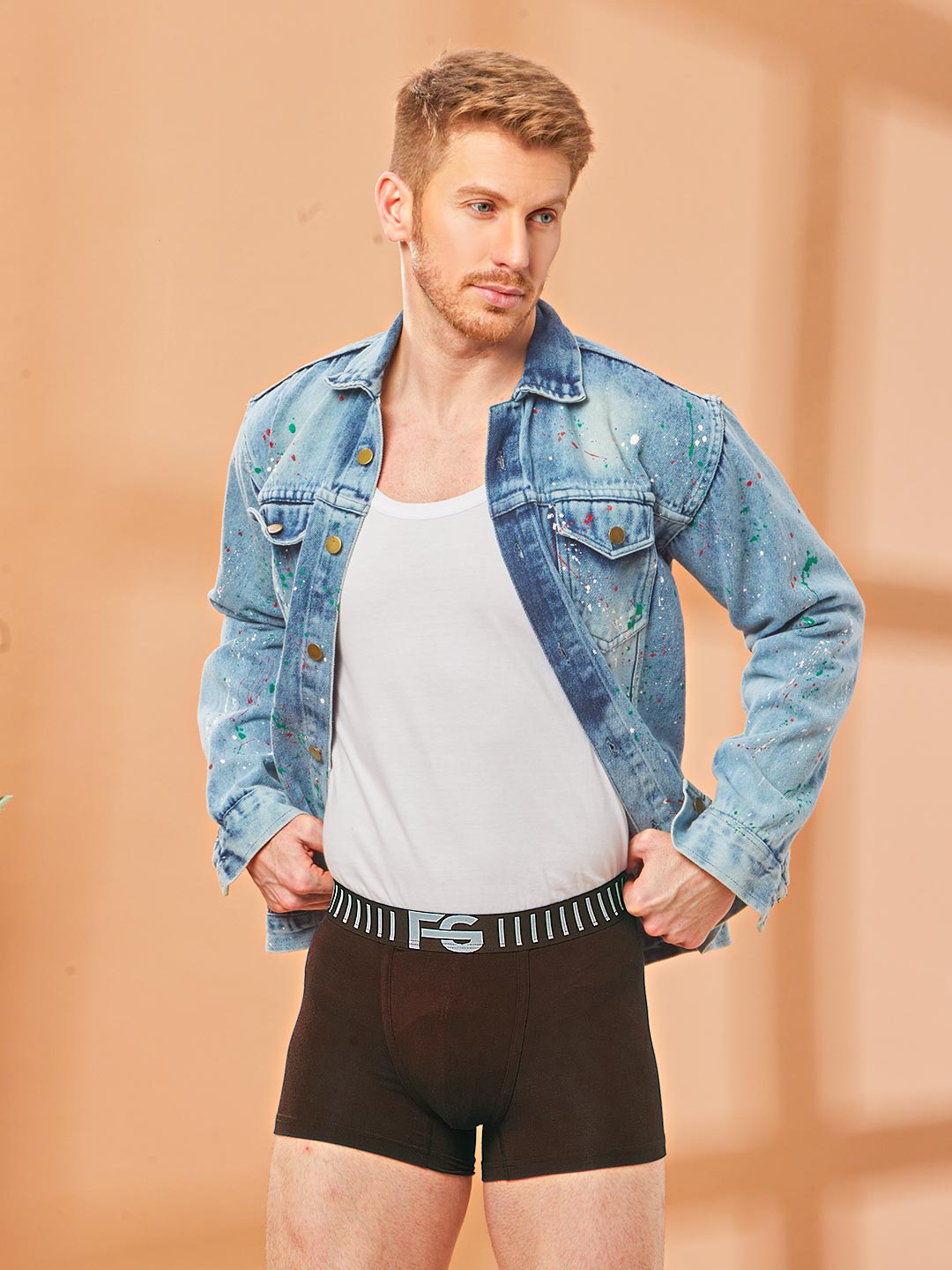 fg-3015 outer elastic trunk for mens #color_irish-coffee