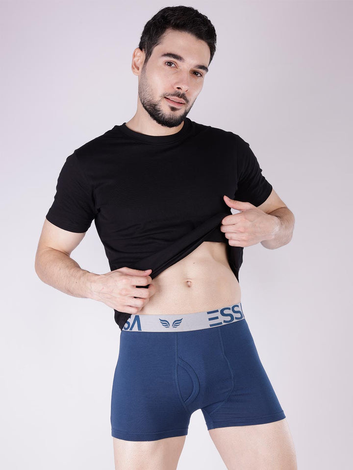 mr fit 4105 plus plain trunk for men #color_astronaut-blue