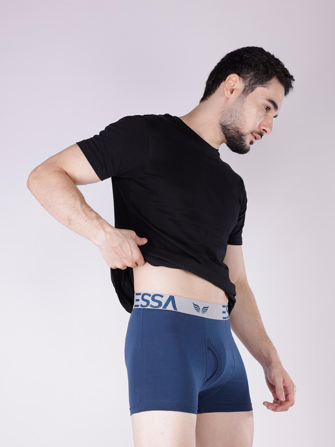 mr fit 4105 plus plain trunk for men #color_astronaut-blue