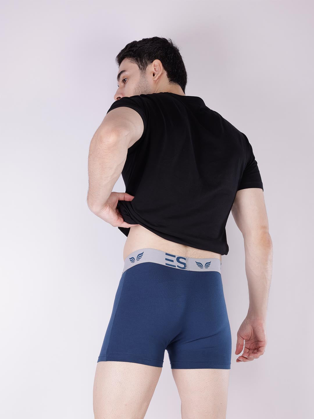 mr fit 4105 plus plain trunk for men #color_astronaut-blue