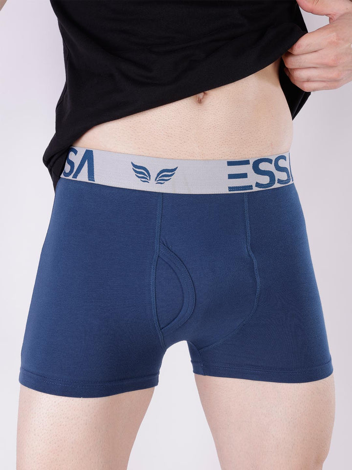 mr fit 4105 plus plain trunk for men #color_astronaut-blue