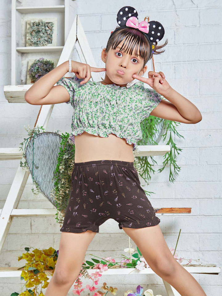 Exoda Bloomer Print for girls #color_bistre