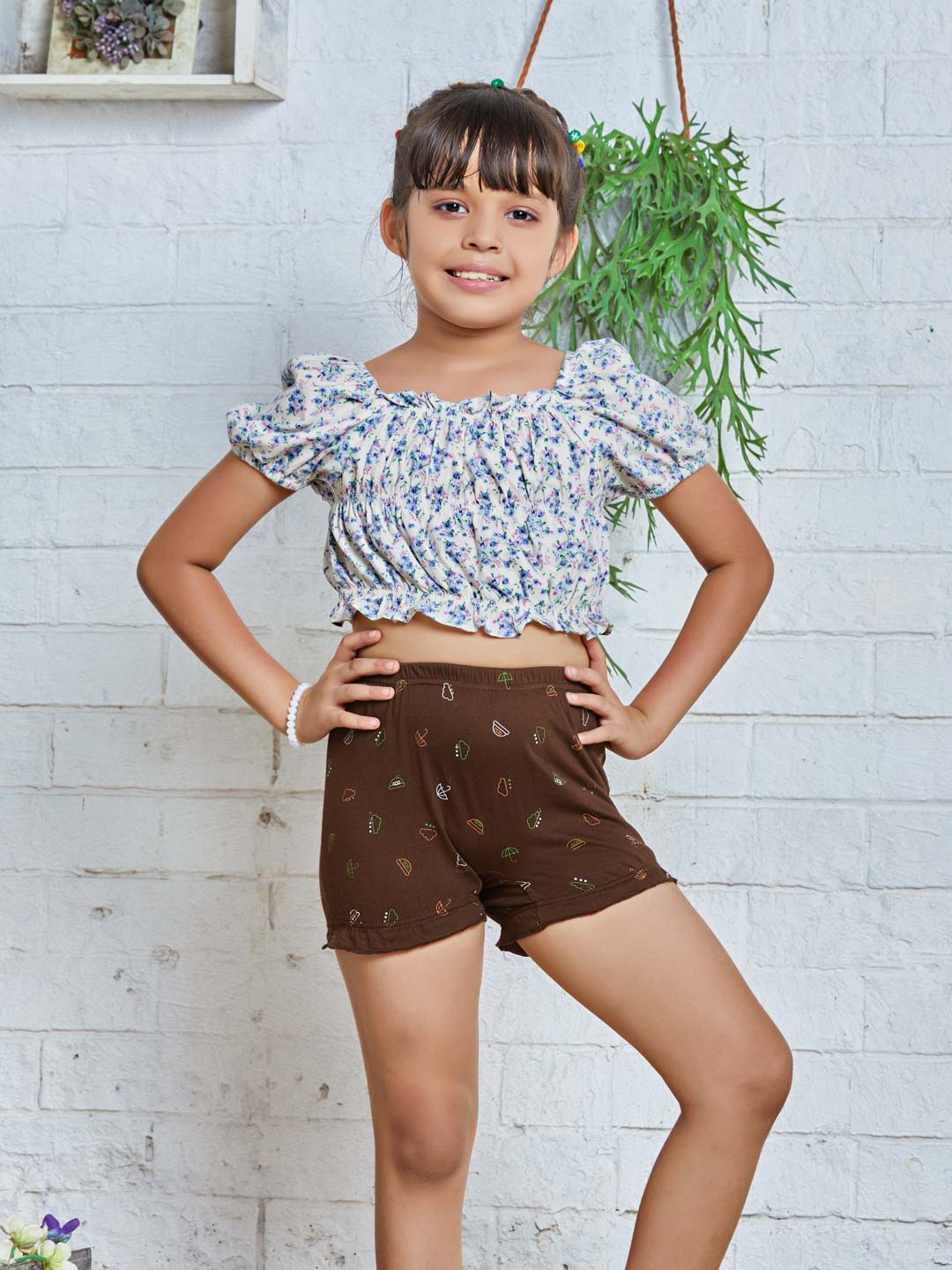 Exoda Bloomer Print for girls #color_irish-coffee