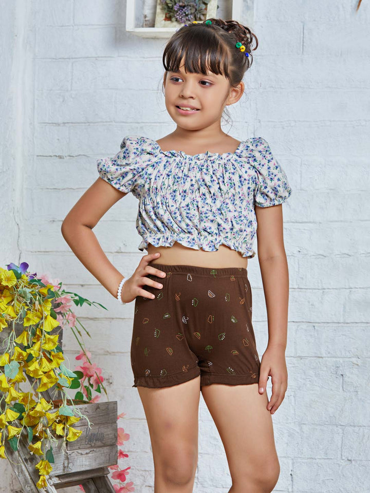 Exoda Bloomer Print for girls #color_irish-coffee