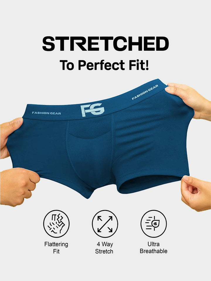 fg-3005 tencel plain trunk for men combo pack