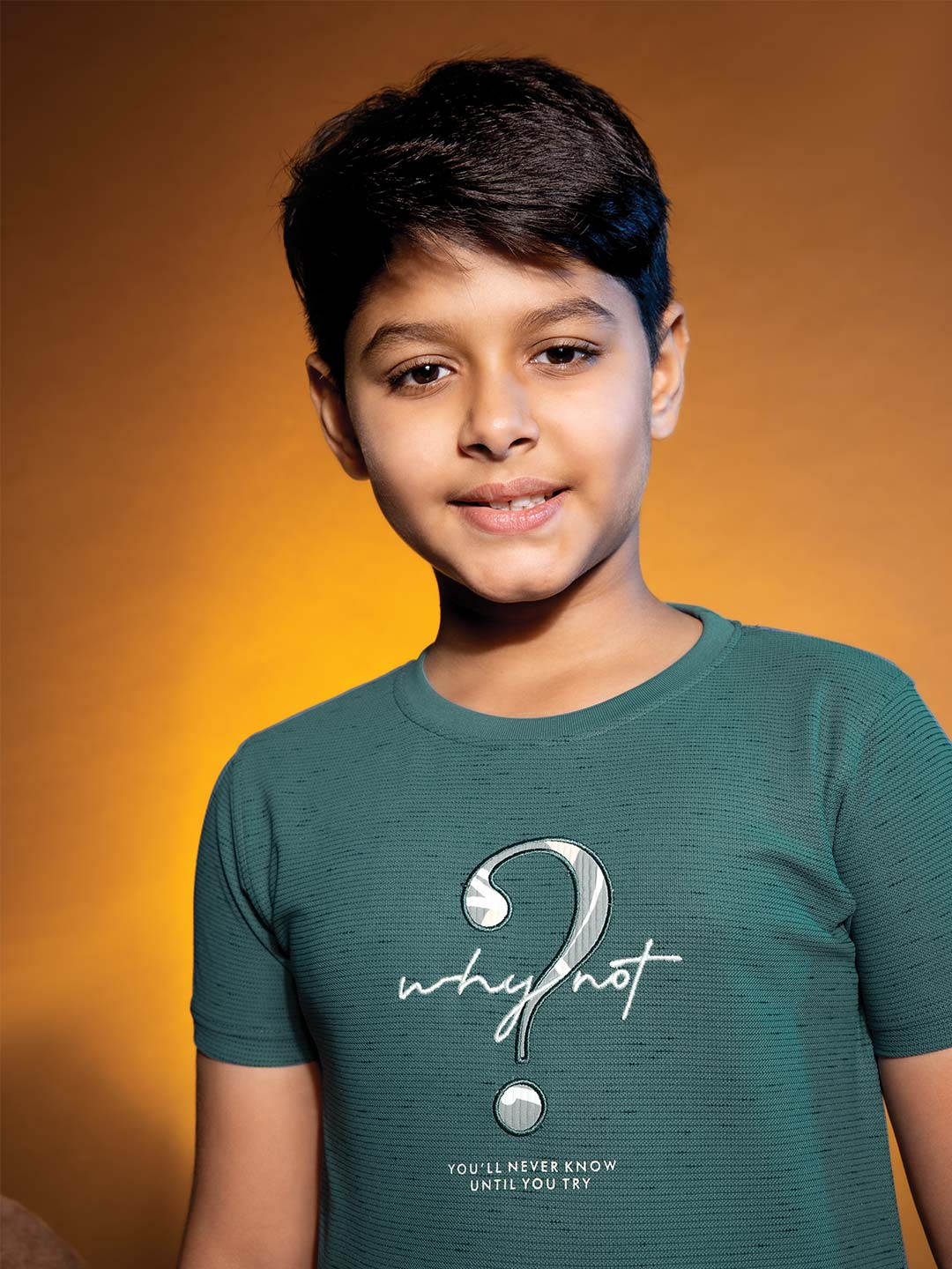 printed round neck half sleeve t-shirts for boys