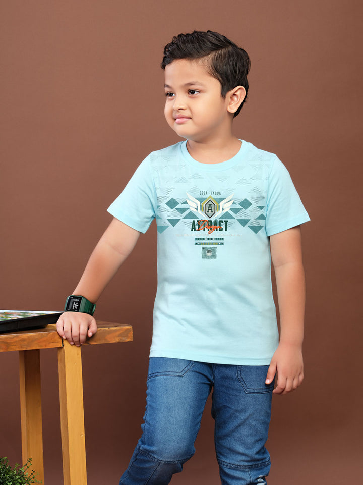 babu classic t-shirt for boys #color_blizzard-blue