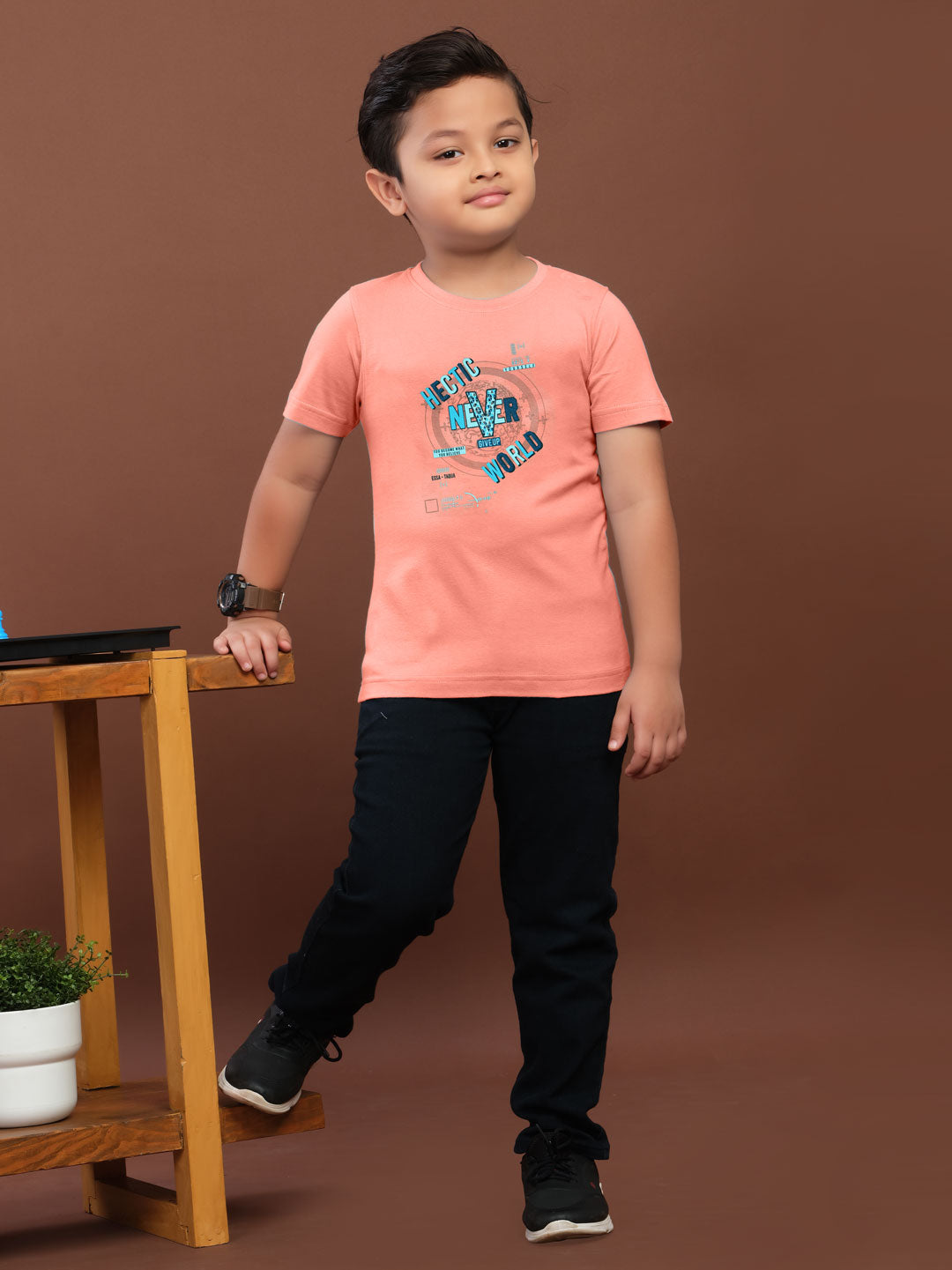 babu classic t-shirt for boys #color_blush