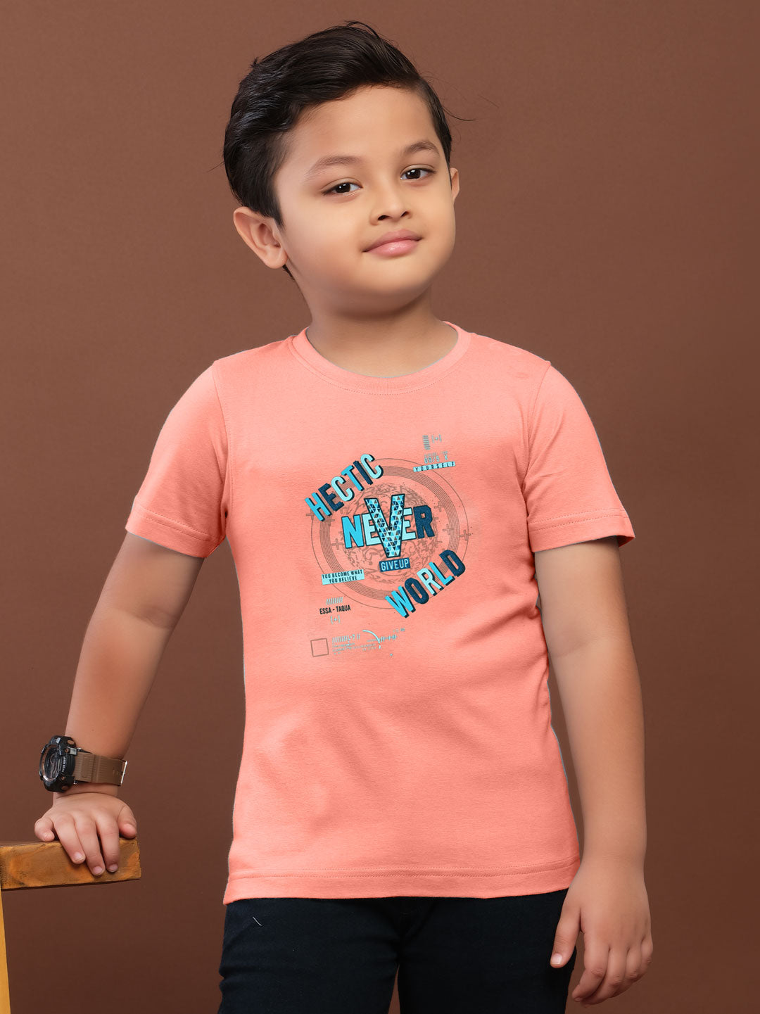 babu classic t-shirt for boys #color_blush