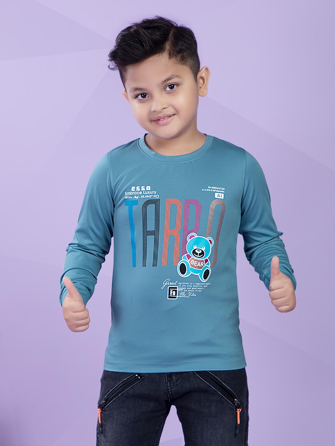 fg-1940 printed full sleeve t-shirt for boys