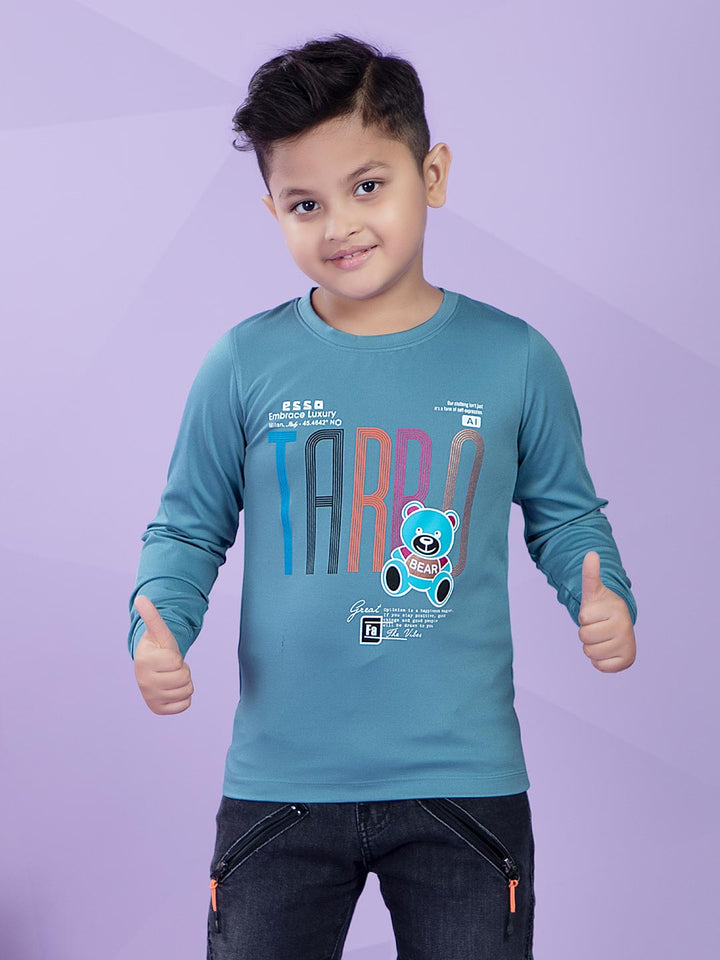 fg-1940 printed full sleeve t-shirt for boys