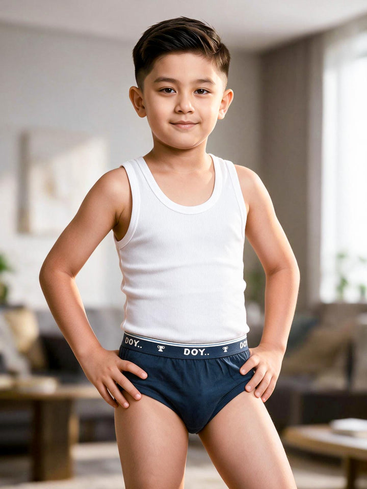 cotton plain doy jetty for boys navy blue color-essa garments#color_gable-green