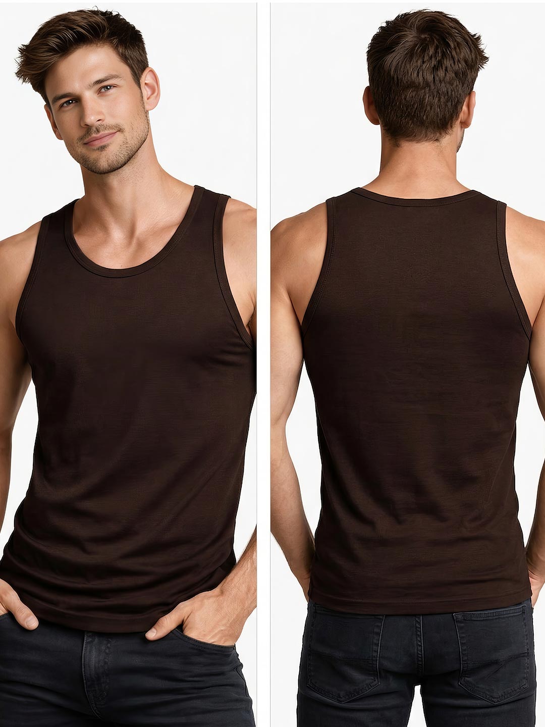 calyx vest roundneck for men dark brown-essa garments#color_bistre