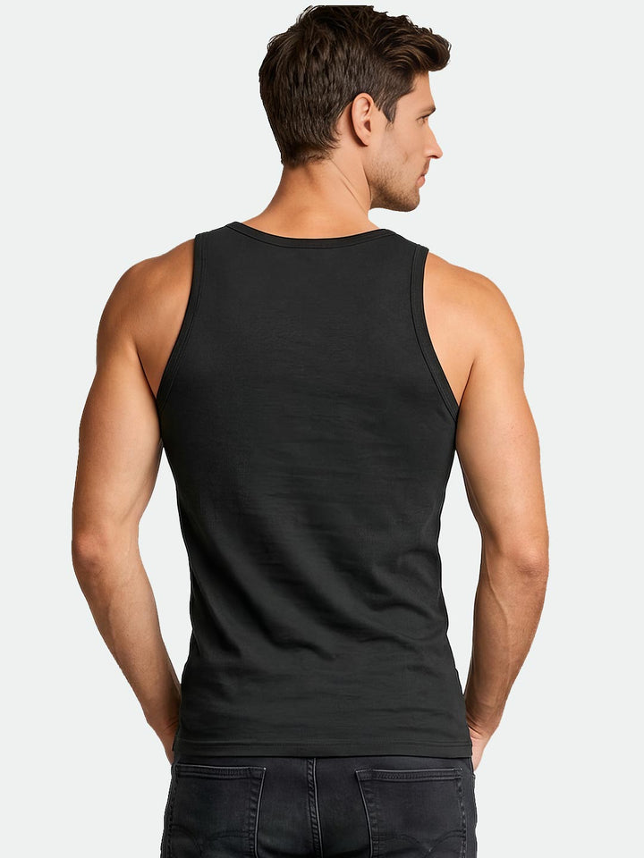 calyx vest roundneck for men dark brown-essa garments#color_black