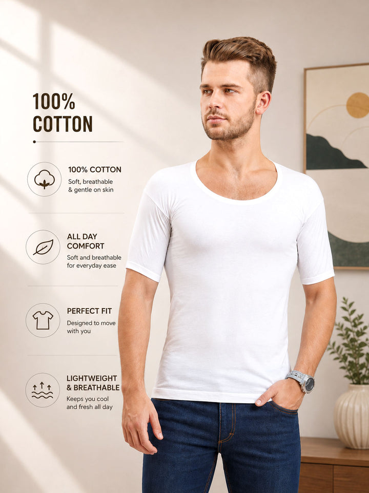 Calyx Vest White-Sleeve