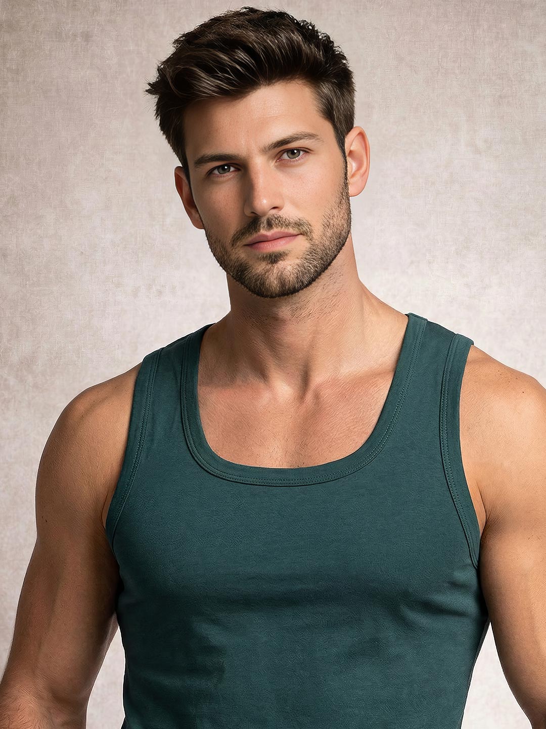 coold vest round neck for men light green-essa garments#color_green-vogue