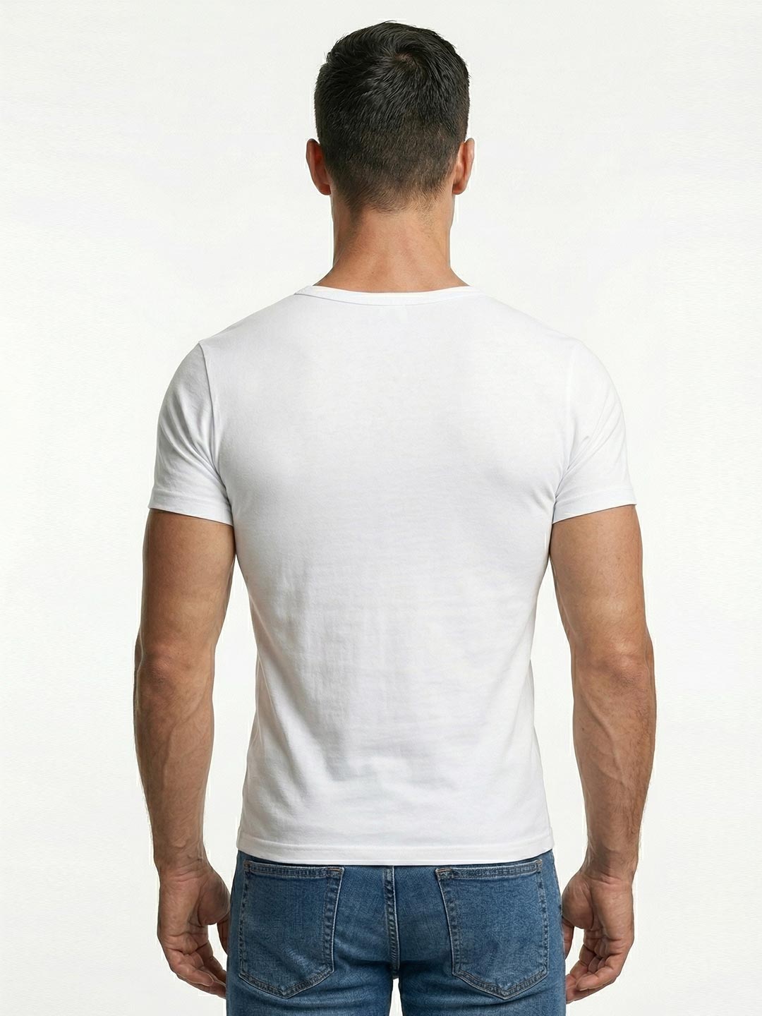Essa Coold cotton White Vest With Sleeve