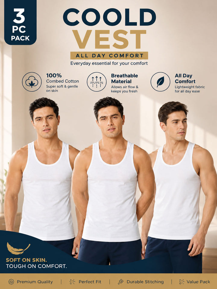 Coold Vest (Pack Of 3)