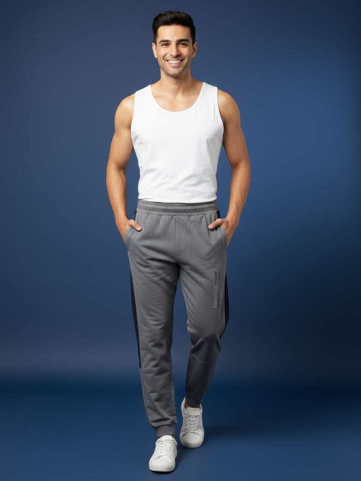 crux full pant for mens with convenient pocket color silver grey