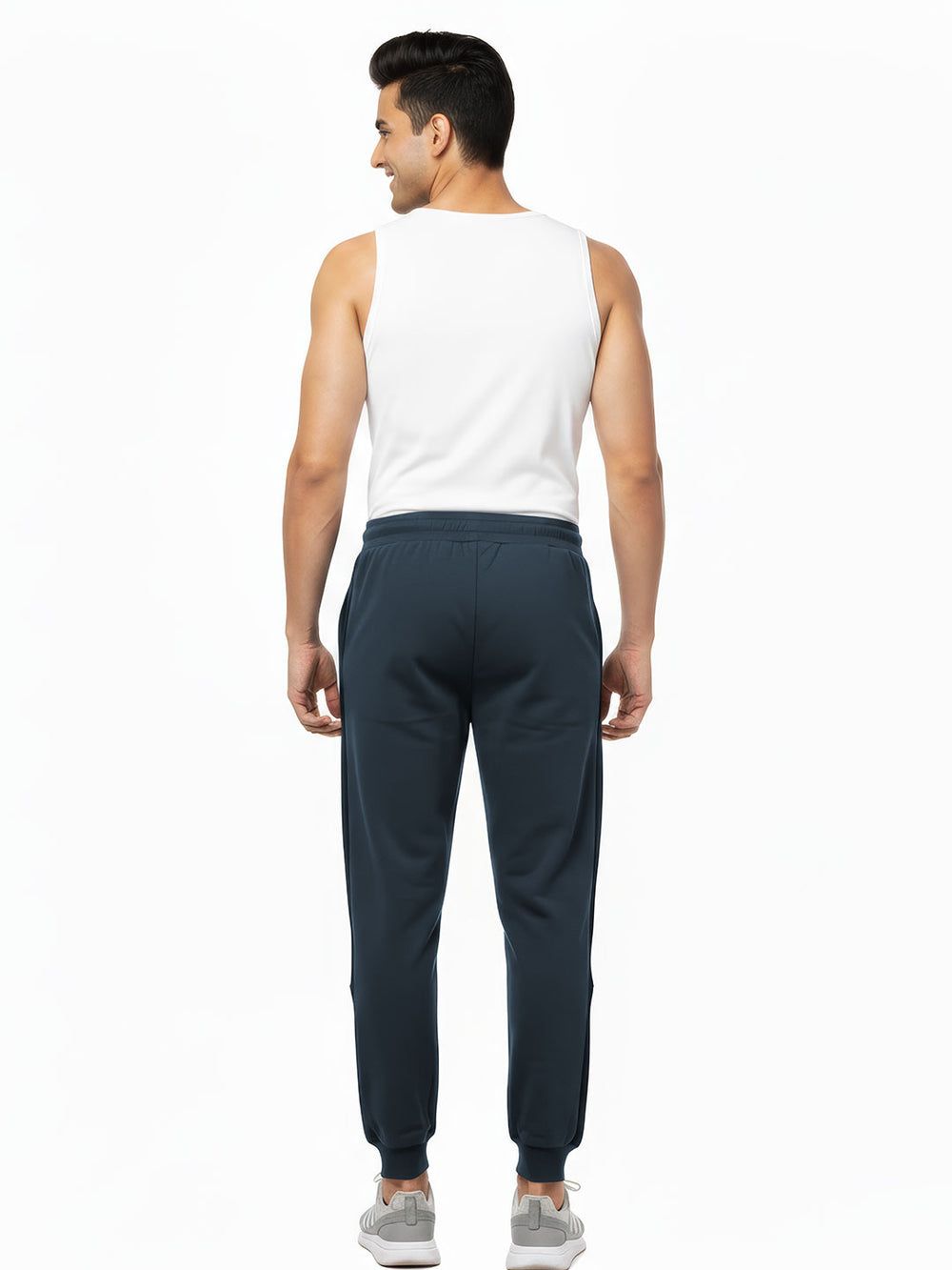 crux full pant for mens with convenient pocket color nile blue