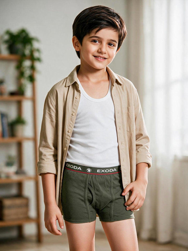 exoda leg elastic trunk for boys blue color-essa garments#color_heavy-metal
