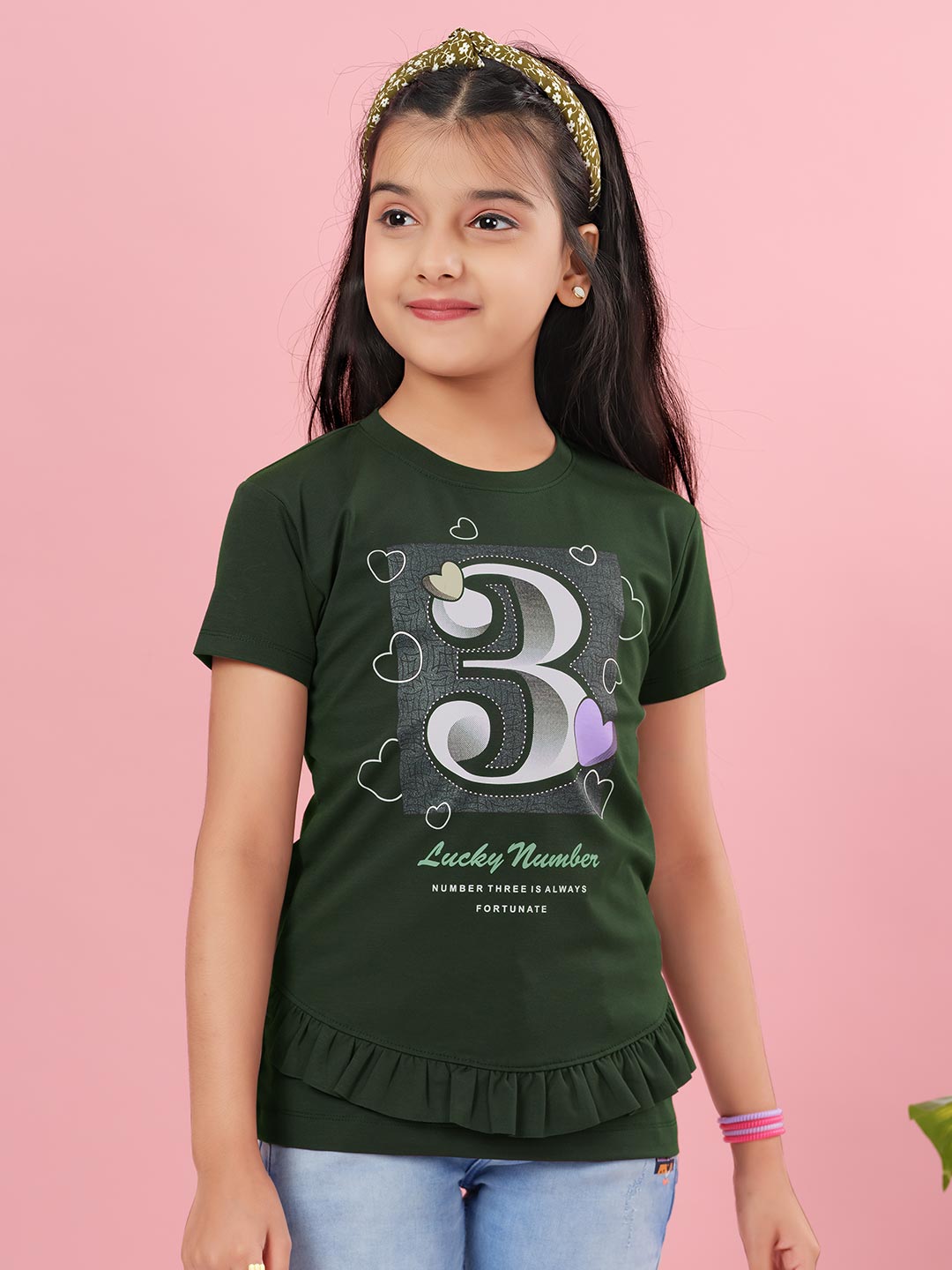 fg 1850 round neck half sleeve t-shirt for girls #color_heavy-metal