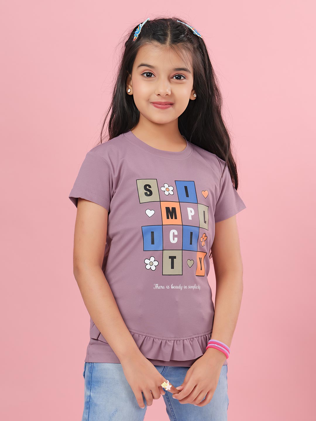 fg 1850 round neck half sleeve t-shirt for girls #color_london-hue