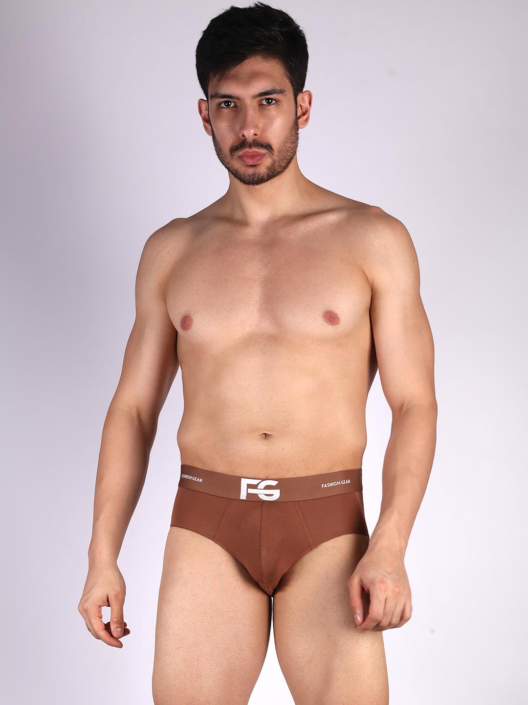 fg-3020 mens brief #color_clay-brown