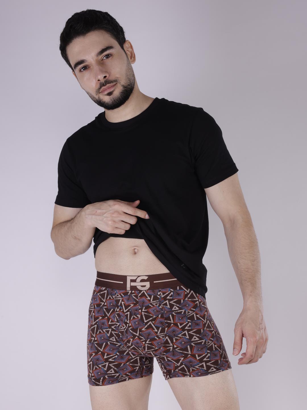 fg-3025 printed trunk for mens #color_irish-coffee