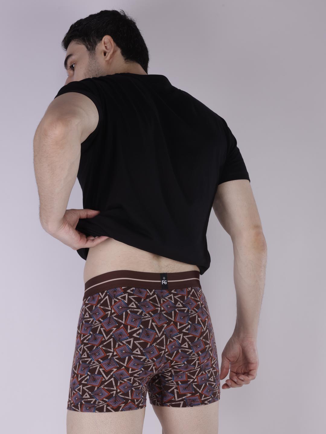 fg-3025 printed trunk for mens #color_irish-coffee