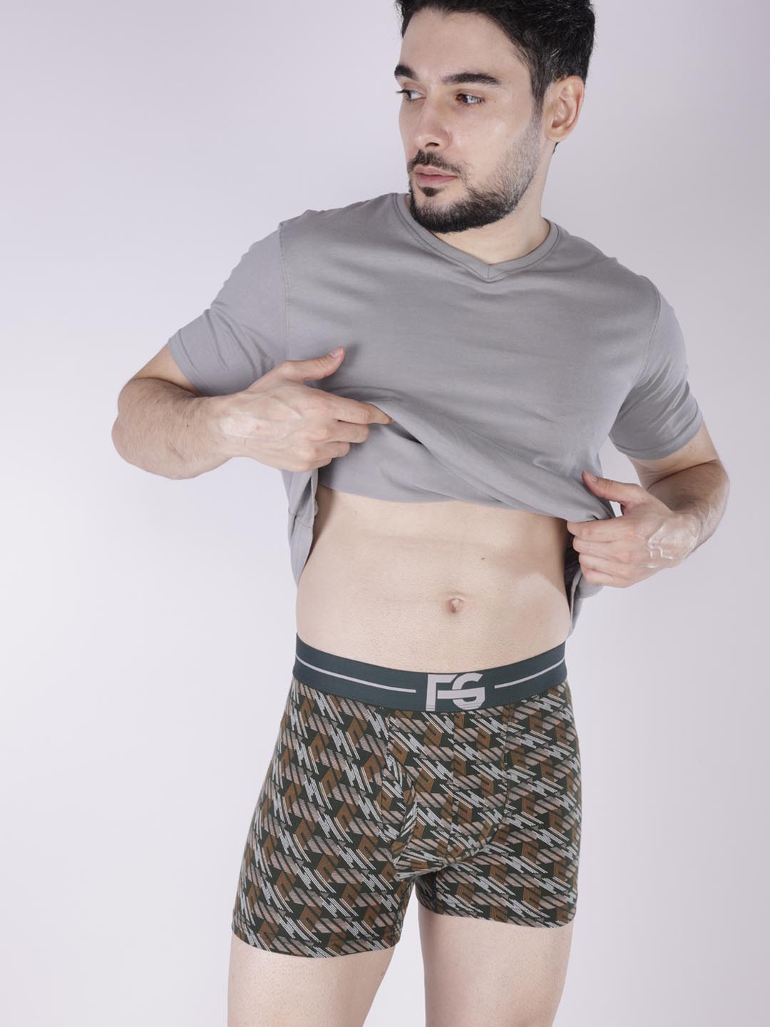 fg-3025 printed trunk for mens #color_teal-green