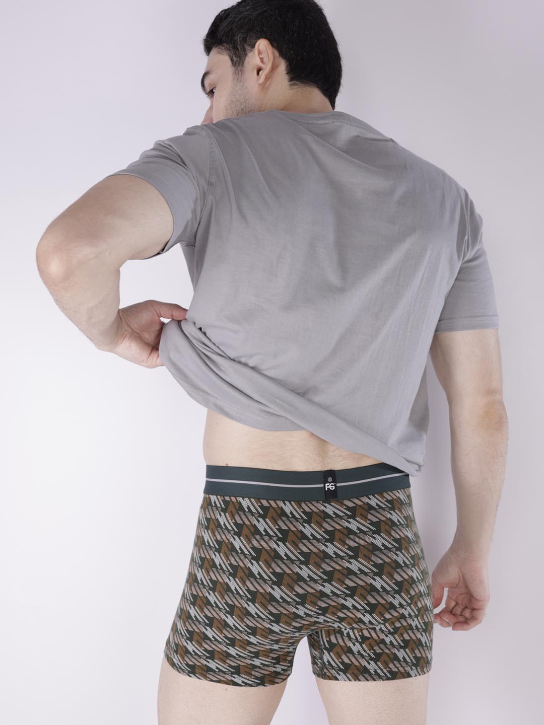 fg-3025 printed trunk for mens #color_teal-green