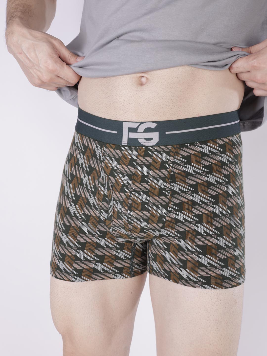 fg-3025 printed trunk for mens #color_teal-green