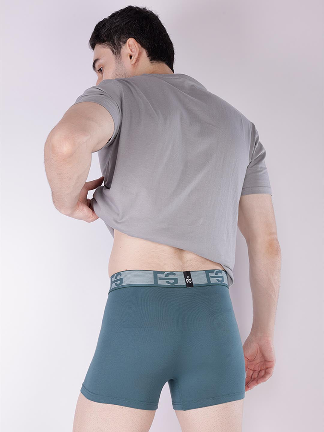fg 3035 plain mens trunk #color_teal-green