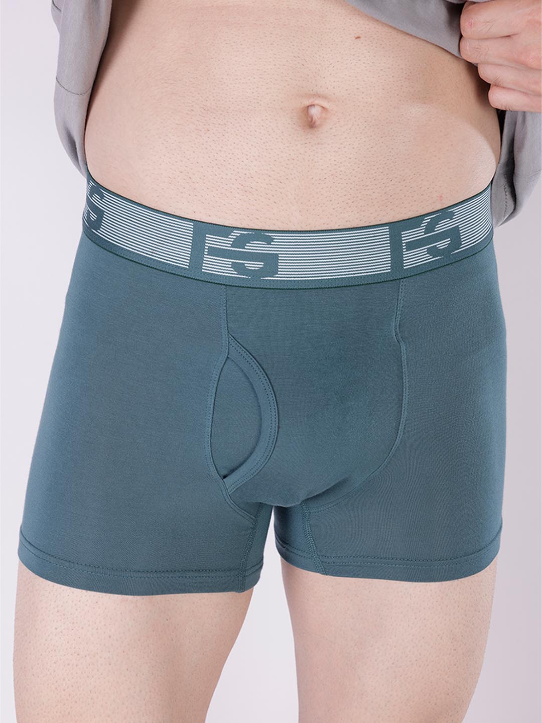 fg 3035 plain mens trunk #color_teal-green