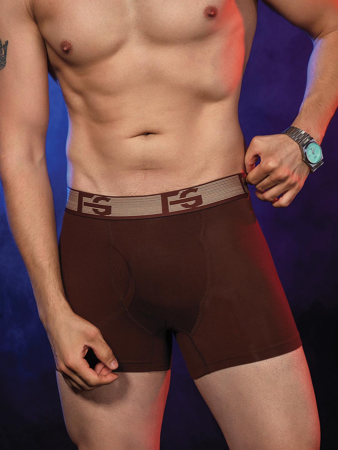 fg 3035 plain mens trunk #color_irish-coffee