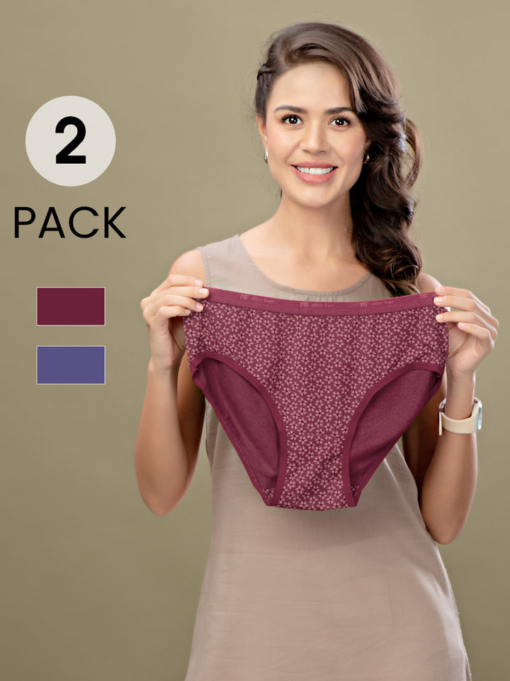Micro Modal Printed Panties (Pack Of 2)