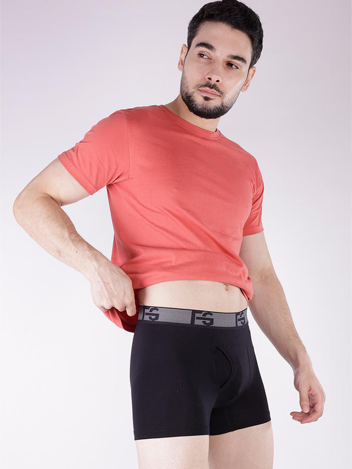 fg 3035 plain mens trunk #color_black