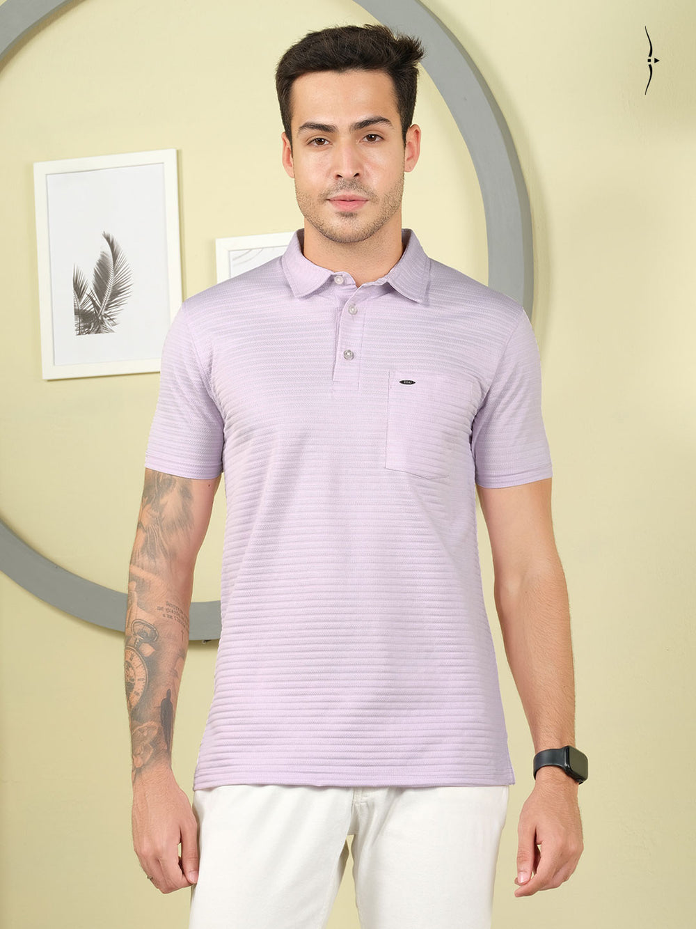 essa men's polo t-shirt light purple#color_lavender-pinocchio