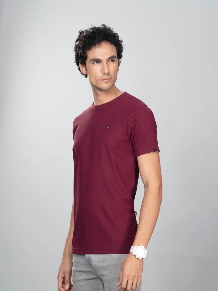 fs-0495 classic t-shirt for men #color_wine-berry