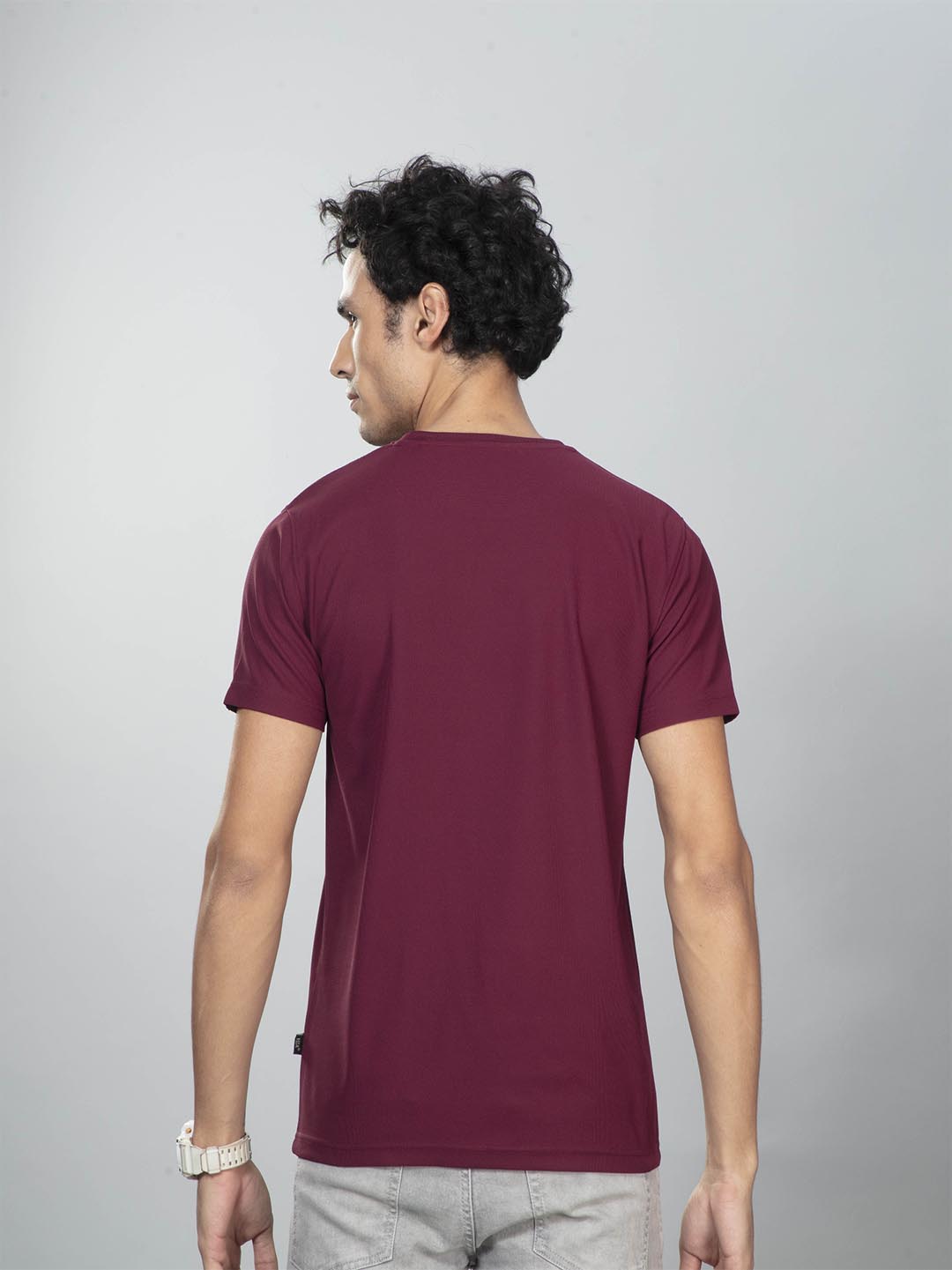 fs-0495 classic t-shirt for men #color_wine-berry