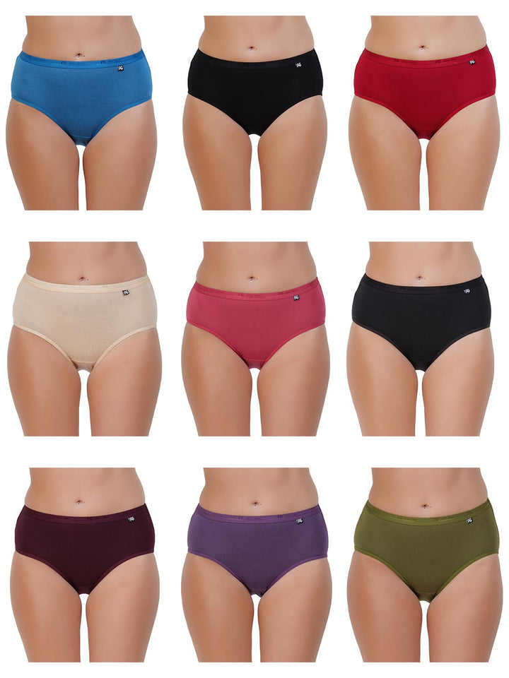 Women Micro Modal Plain Panties (Pack Of 2)