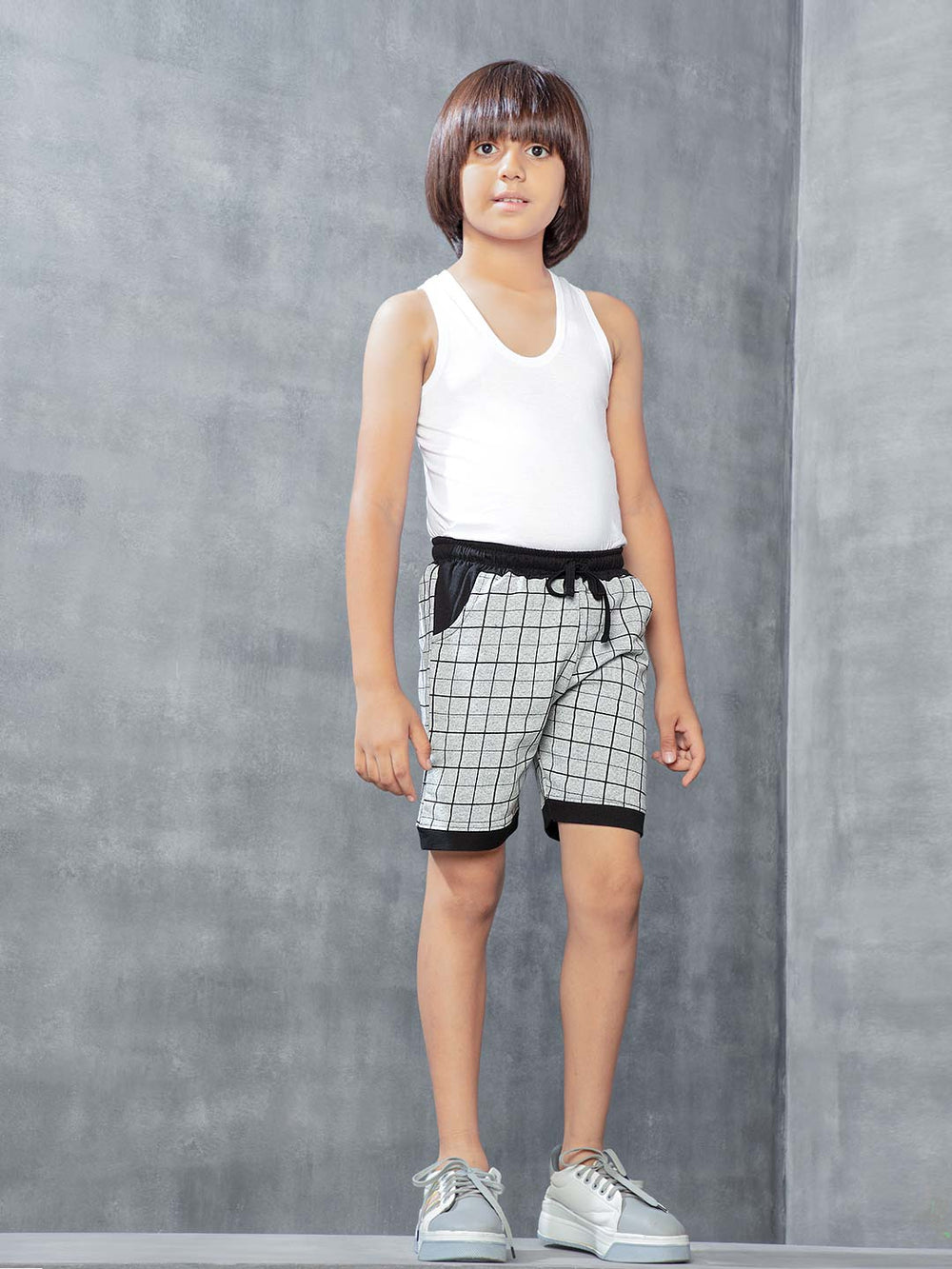 fitzone-105 shorts for boys color_french-grey