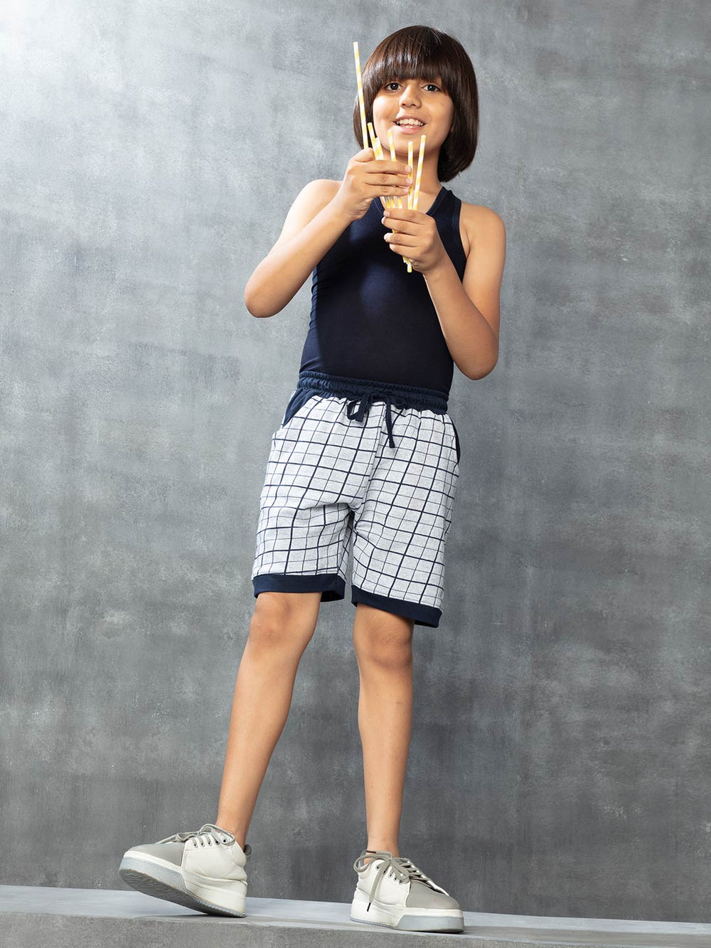 fitzone-105 shorts for boys color_dark-navy-blue