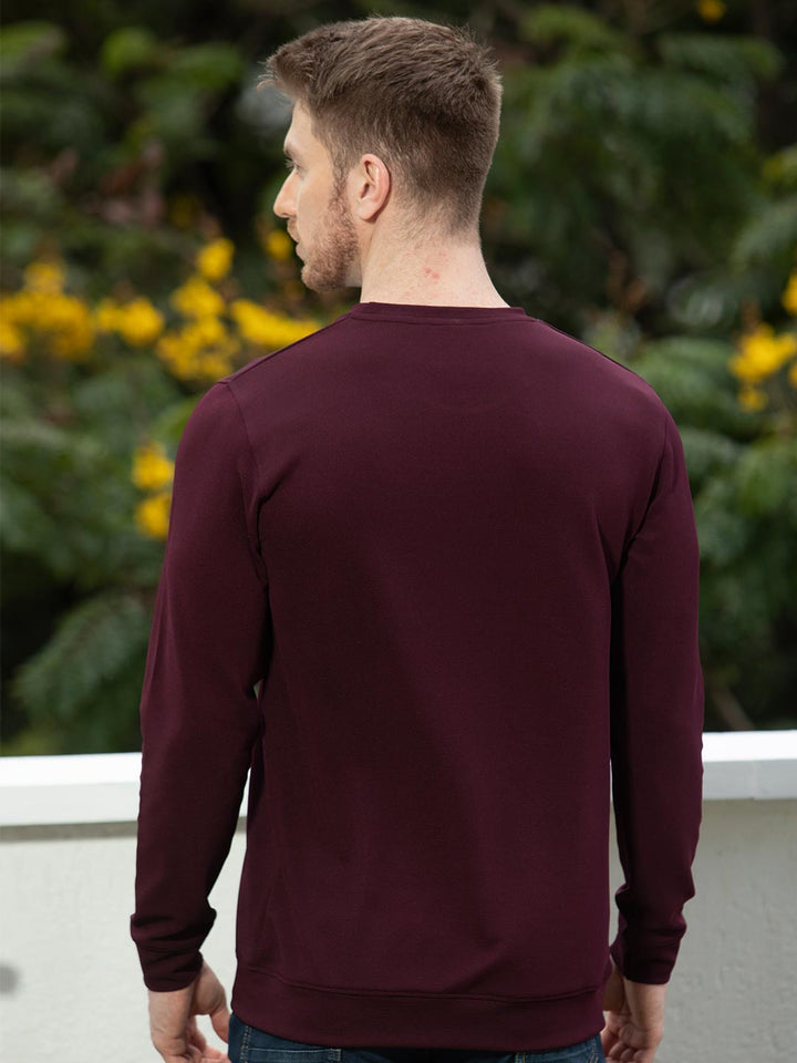 fs-0640 round neck full sleeve t-shirt for mens #color_wine-berry