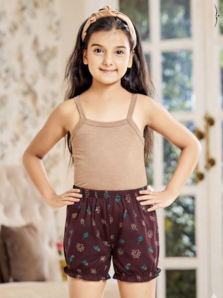 bloomer girls printed drawer #color_dark-sienna