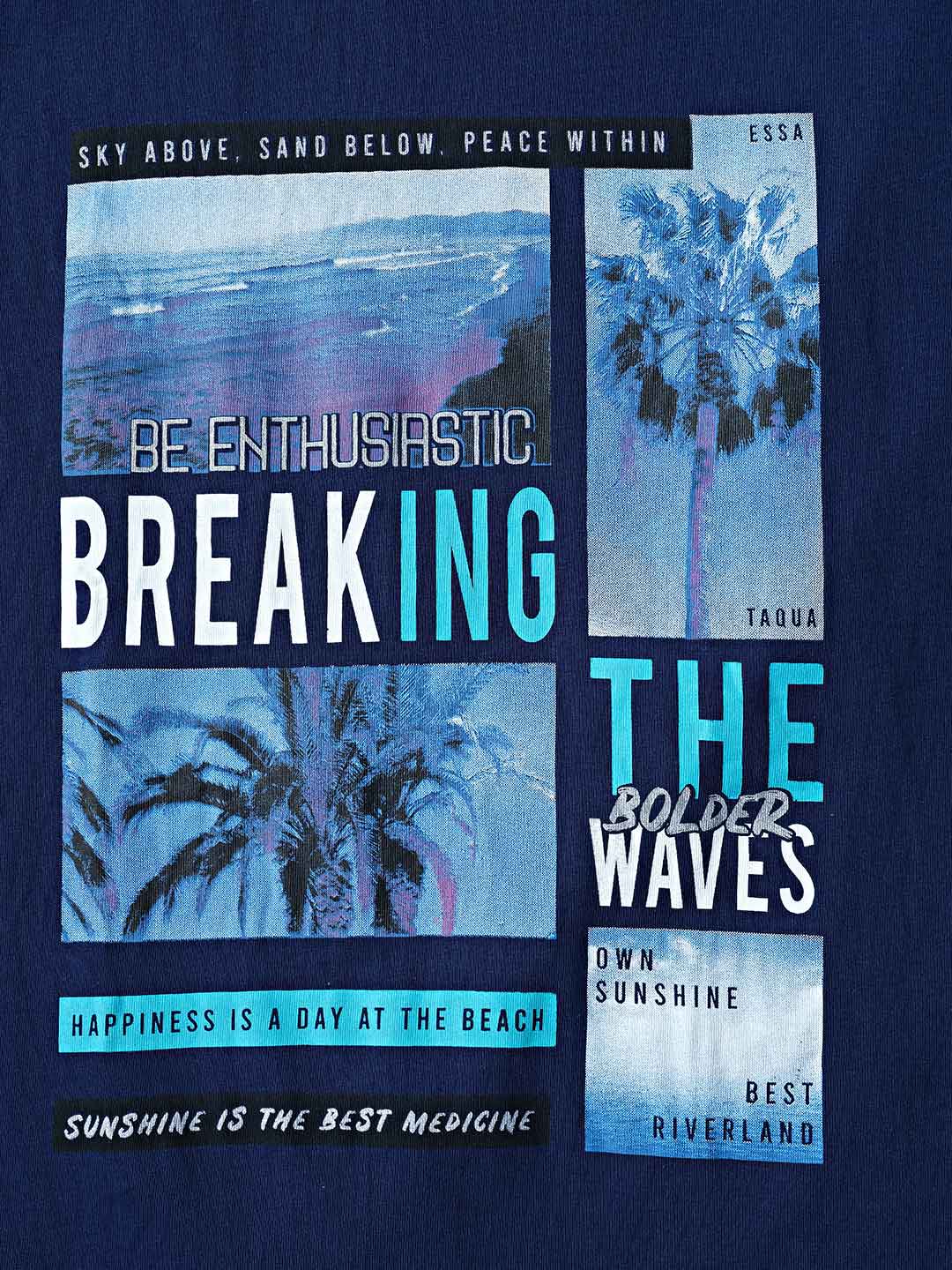 graphix printed t-shirt for men #color_marine